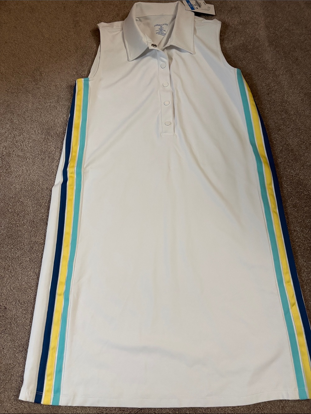 J. McLaughlin White Polo Volleyball Dress
